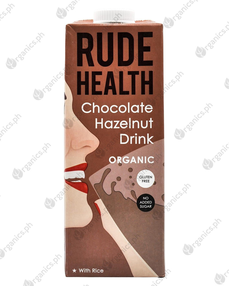 Rude Health Organic Chocolate Hazelnut Milk (1L) - Organics.ph