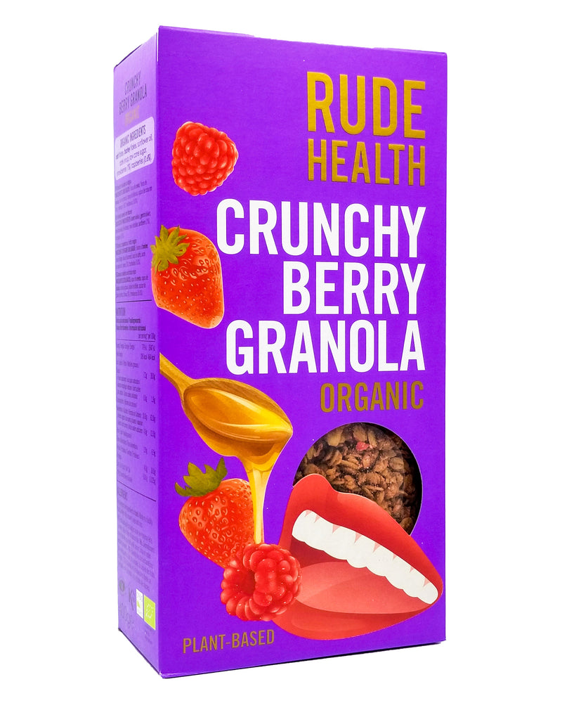 Rude Health Organic Crunchy Berry Granola (400g) - Organics.ph