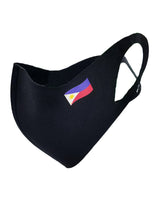 Scelido Copper & Nano Silver Face Mask - Black PH Flag (S) - Organics.ph