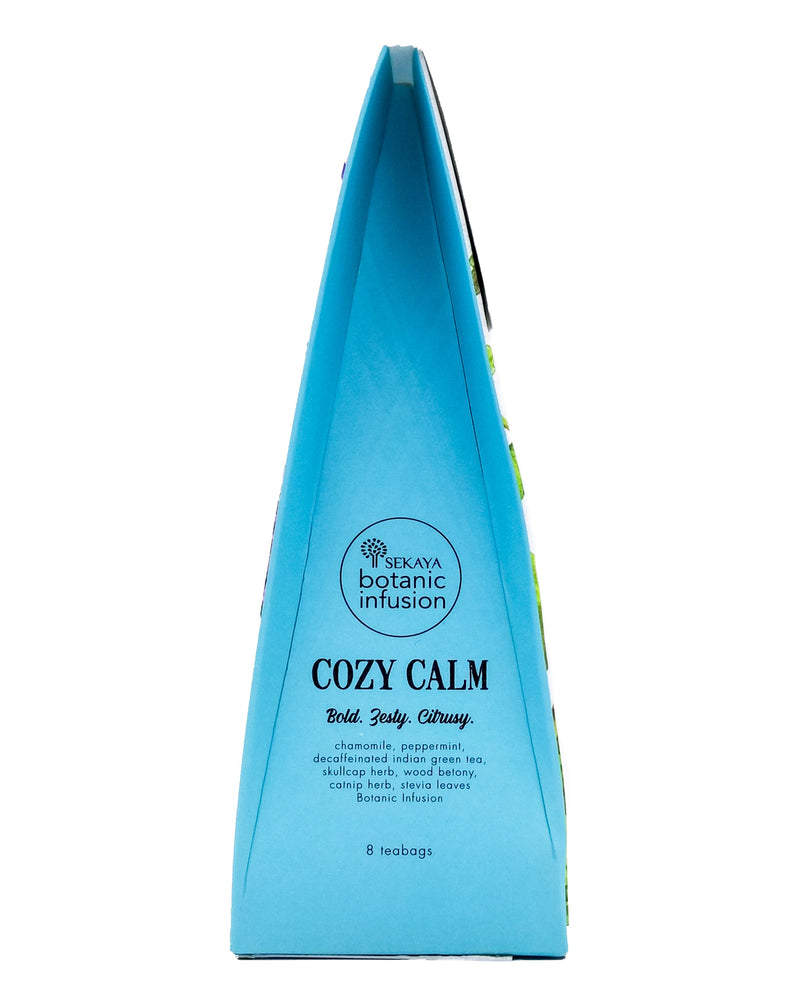 Sekaya Botanic Infusion Organic Cozy Calm Tea - Chamomile, Peppermint, Catnip (8 bags) - Organics.ph