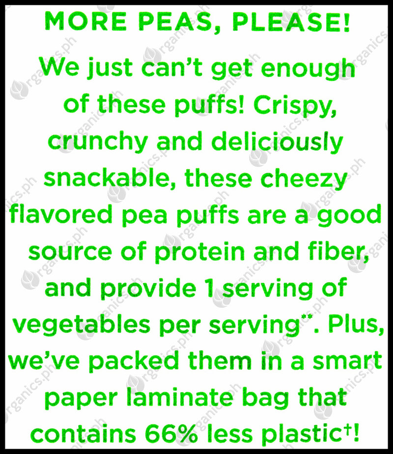 Simple Truth Organic Baked Pea Puffs Snack - Vegan Cheezy (113g) - Organics.ph
