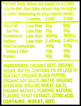Simple Truth Organic Beef Jerky - Black Pepper (70g) - Organics.ph