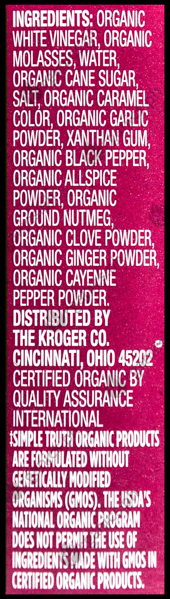 Simple Truth Organic Vegan Worcestershire Sauce (196g) Organics.ph