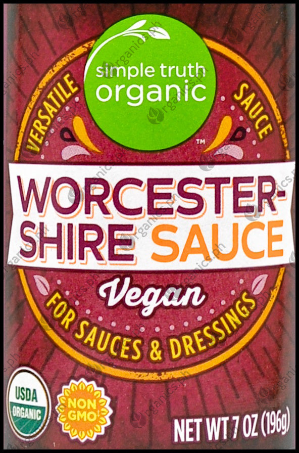 Simple Truth Organic Vegan Worcestershire Sauce (196g) Organics.ph