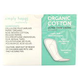 Simply Happi Naturals Organic Cotton Ultra Thin Liners - Regular (20 liners) - Organics.ph