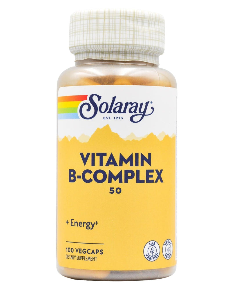 Solaray Vitamin B-Complex 50 (100 veg caps) - Organics.ph