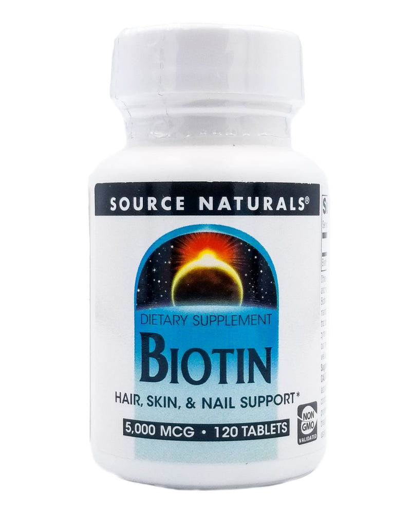 Source Naturals Biotin 5000mcg (120 tablets) - Organics.ph
