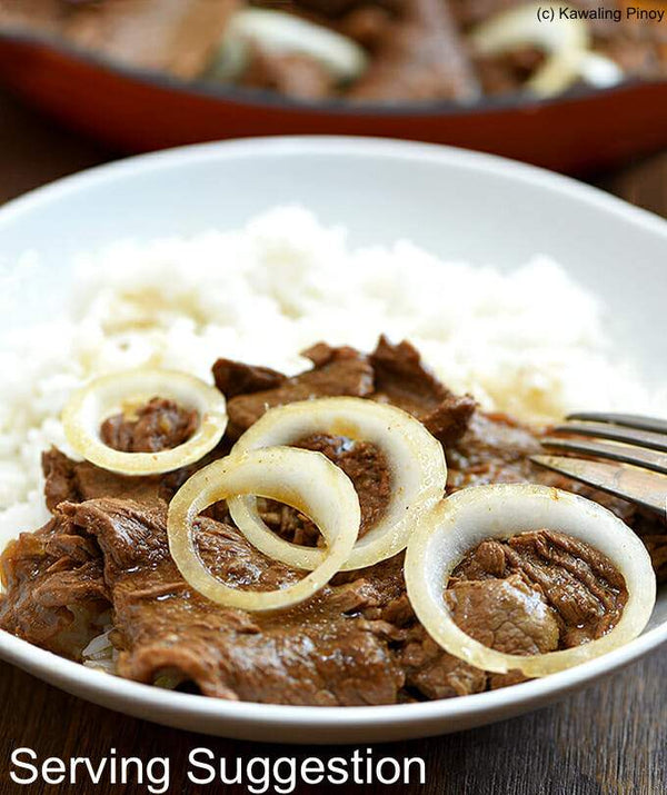 Sourced Beef Bistek Tagalog - Ready to Cook (200g) - Organics.ph