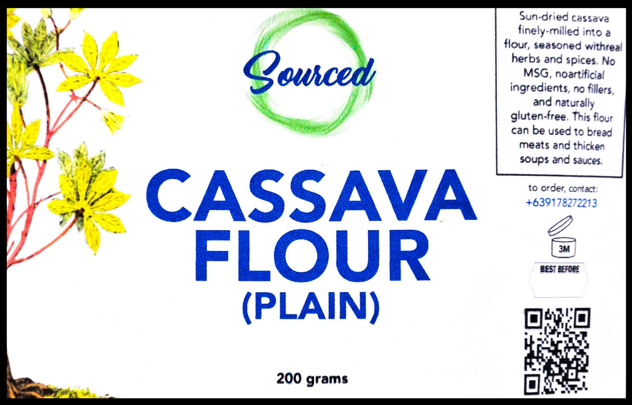 Cassava Label Facebook Pinterest Twitter