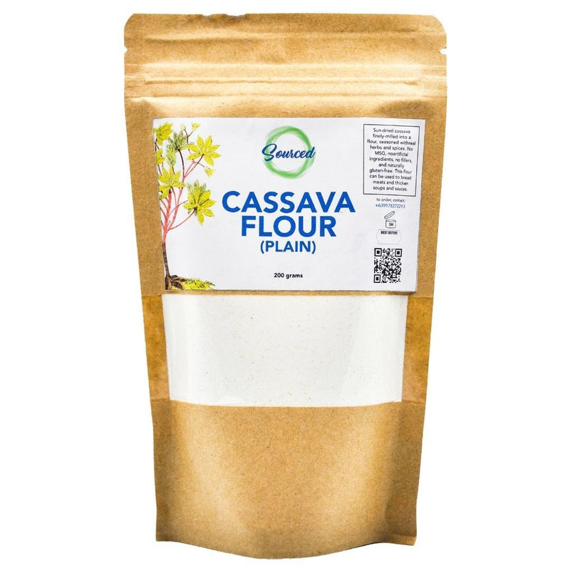 Sourced Cassava Flour - Plain (200g) - Organics.ph