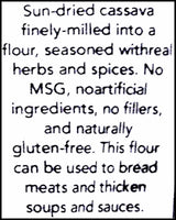 Sourced Cassava Flour - Seasoned (200g) - Organics.ph