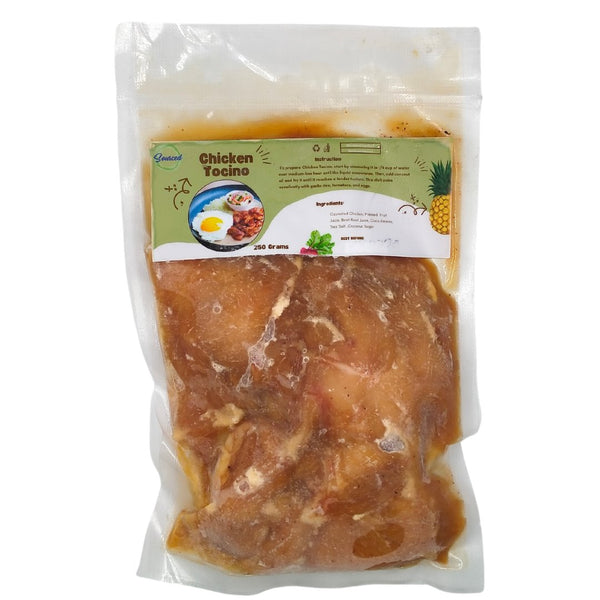 Sourced Chicken Tocino - Ready to Cook (250g) - Organics.ph