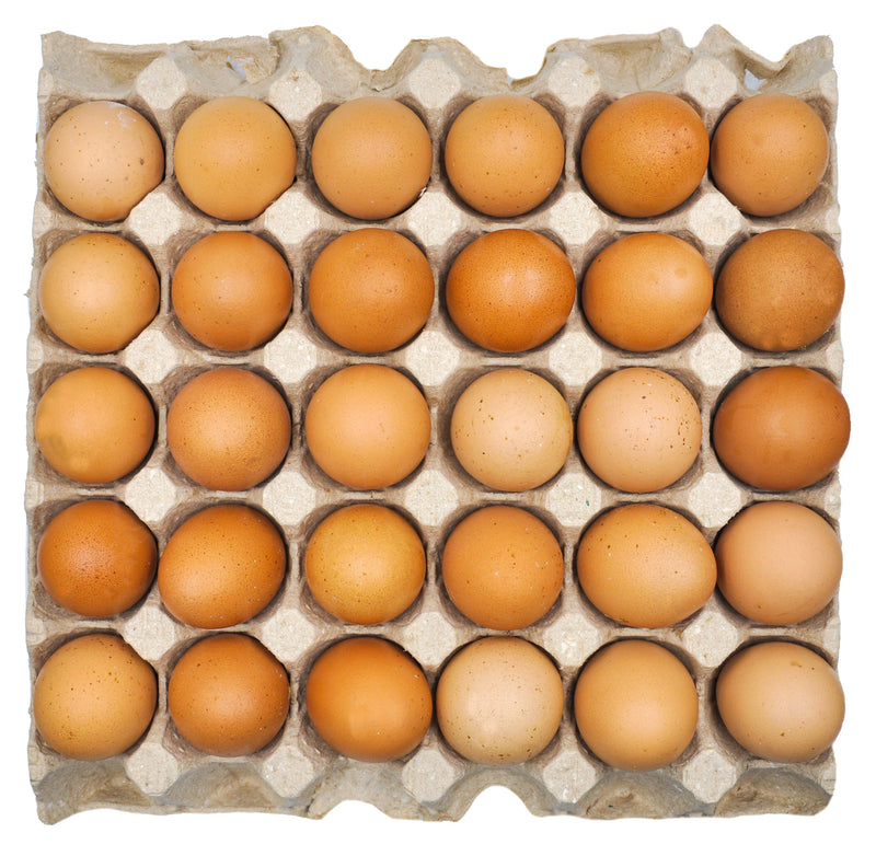 Sourced Organic Eggs - Brown Medium (30pcs) - Organics.ph