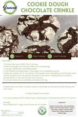 Sourced Organic Gluten Free Cookie Dough (Chocolate Crinkles) - Ready to Bake (360g) - Organics.ph