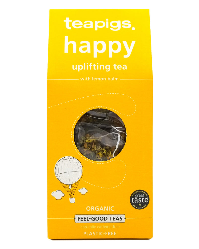 Teapigs Organic Tea - Lemon Balm, Turmeric, Apple (Happy Uplifting) (15 bags) - Organics.ph