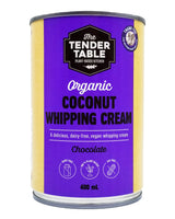 Tender Table Organic Coconut Whipping Cream - Chocolate (Canned) (400ml) - Organics.ph