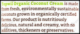 Topwil Organic Coconut Cream (Canned) (400ml) - Organics.ph