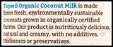 Topwil Organic Coconut Milk (Canned) (400ml) - Organics.ph