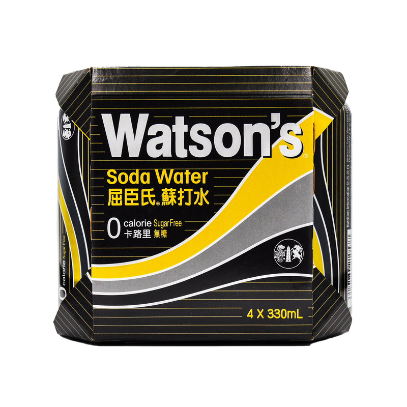 Watson's Soda Water (4 x 330ml) - Organics.ph