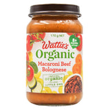 Wattie's Organic Baby Food 8+ Months - Macaroni Beef Bolognese (170g) - Organics.ph