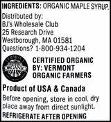 Wellsley Farms Organic Grade A Dark Maple Syrup (1 Liter) - Organics.ph