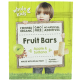 Whole Kids Organic Baby Snacks 12+ months Fruit Bars - Apple & Sultana (100g) - Organics.ph