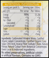 Wild One Organic Flavored Premium Sparkling Water - Lemon Breeze (330ml) - Organics.ph