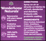 Wonderhome Naturals Aromatherapeutic Room & Linen Spray - Lavender & Cedar (165ml) - Organics.ph