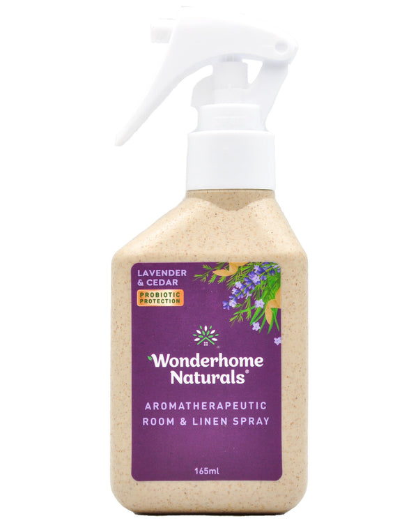Wonderhome Naturals Aromatherapeutic Room & Linen Spray - Lavender & Cedar (165ml) - Organics.ph