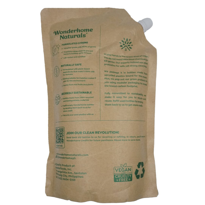 Wonderhome Naturals Aromatherapeutic Room & Linen Spray - Wild Woodsage - Refill Pack (1 Liter) - Organics.ph