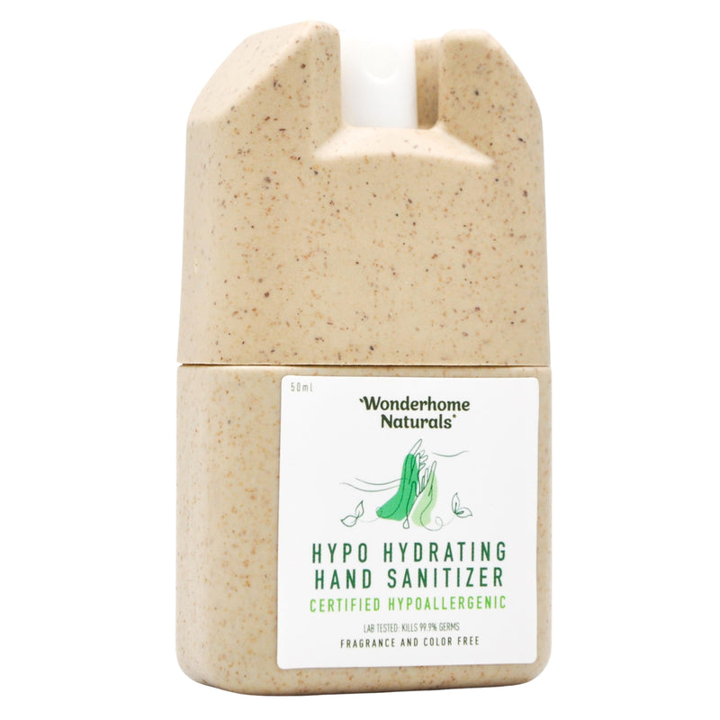 Wonderhome Naturals Hypoallergenic Hydrating Hand Sanitizer (50ml) - Organics.ph