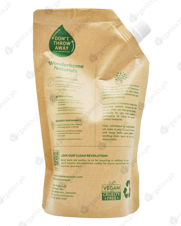 Wonderhome Naturals Natto Hydrating Hand Sanitizer - Lavender & Cedar - Refill Pack (500ml) - Organics.ph