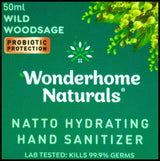 Wonderhome Naturals Natto Hydrating Hand Sanitizer - Wild Woodsage (50ml) - Organics.ph