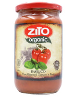 Zito Organic Pasta Sauce - Basilico Tomato & Basil (690g) - Organics.ph